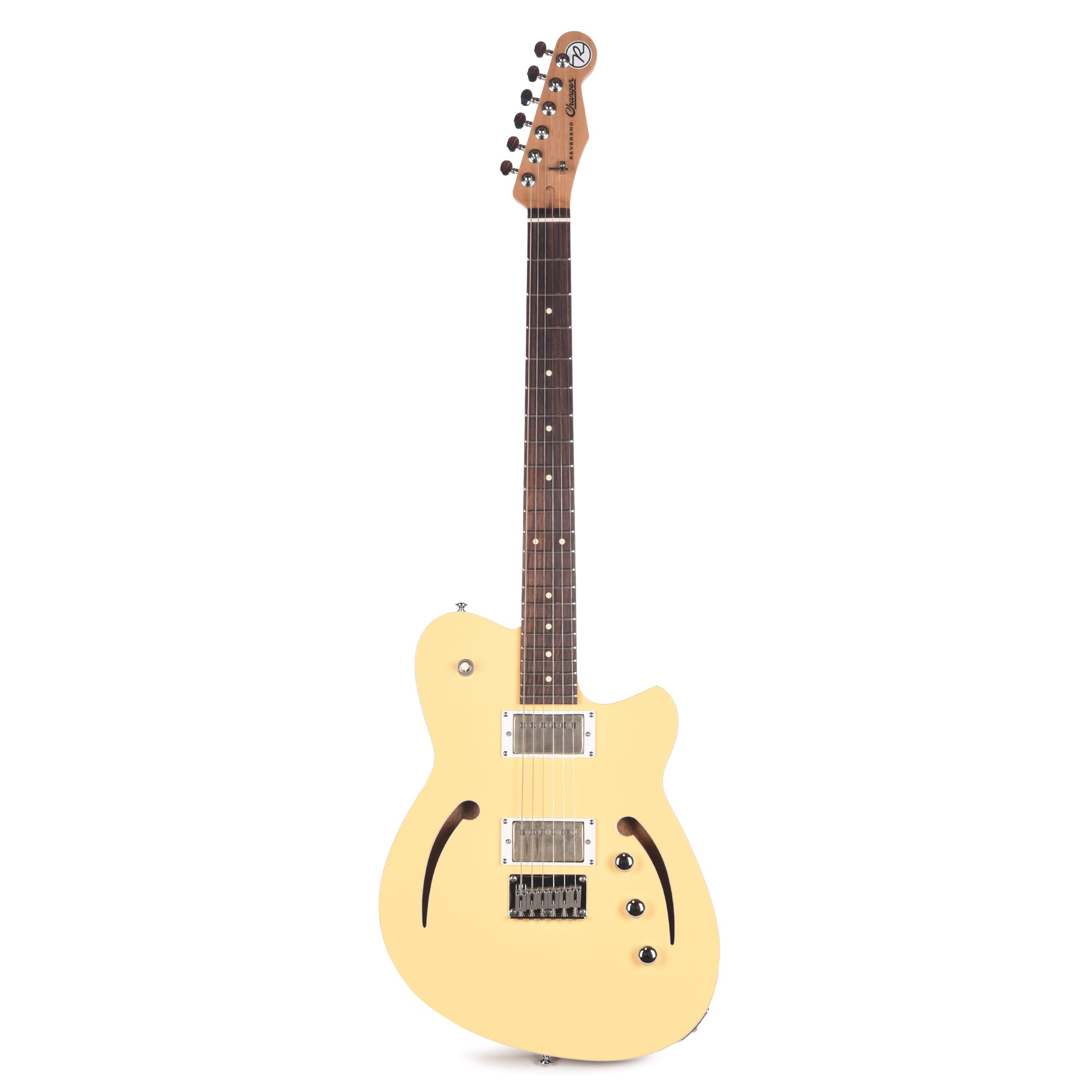 Reverend Charger Air HH Electric Guitar Powder Yellow Electric Guitars / Solid Body