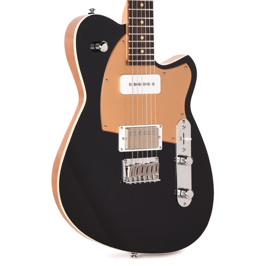 Reverend Charger H90 Electric Guitar Midnight Black Electric Guitars / Solid Body