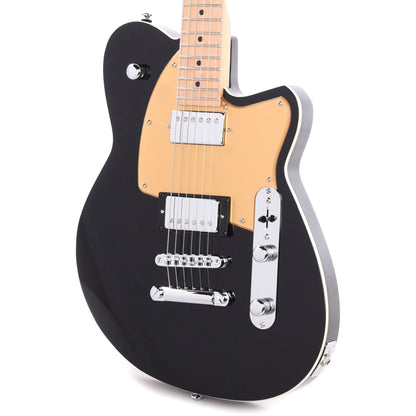 Reverend Charger HB Midnight Black Electric Guitars / Solid Body