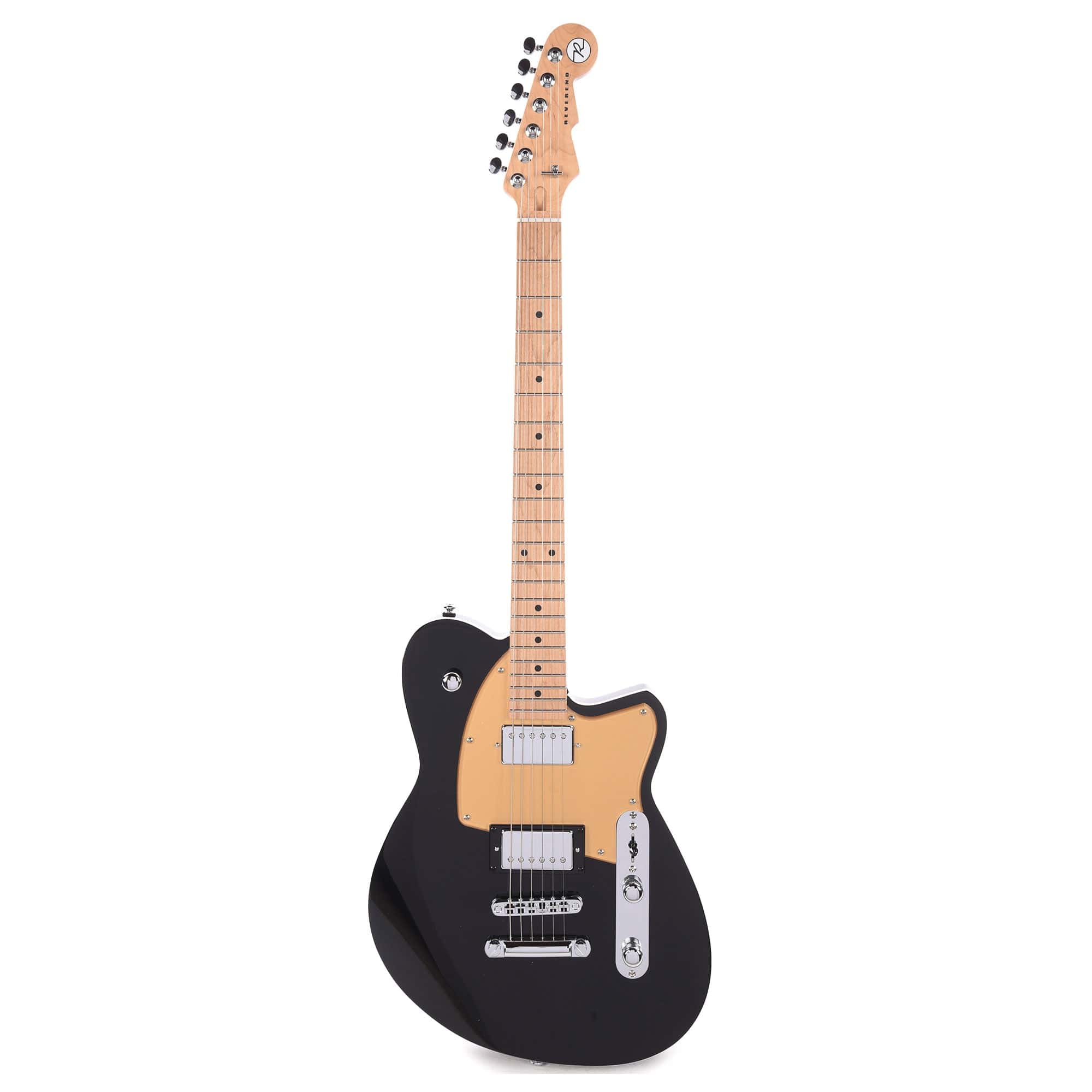 Reverend Charger HB Midnight Black Electric Guitars / Solid Body