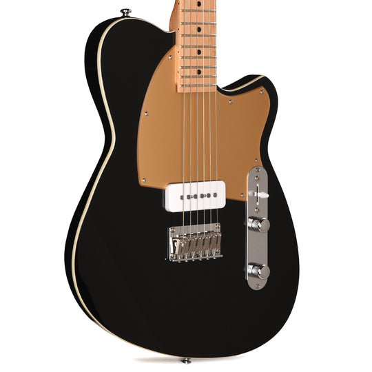 Reverend Charger JR Electric Guitar Midnight Black Electric Guitars / Solid Body