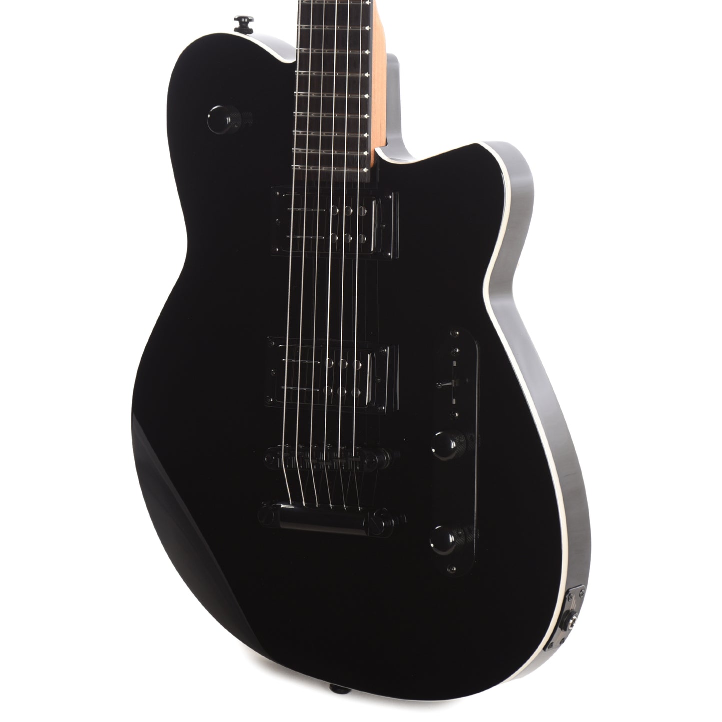 Reverend Charger RA Blackout Edition Electric Guitars / Solid Body