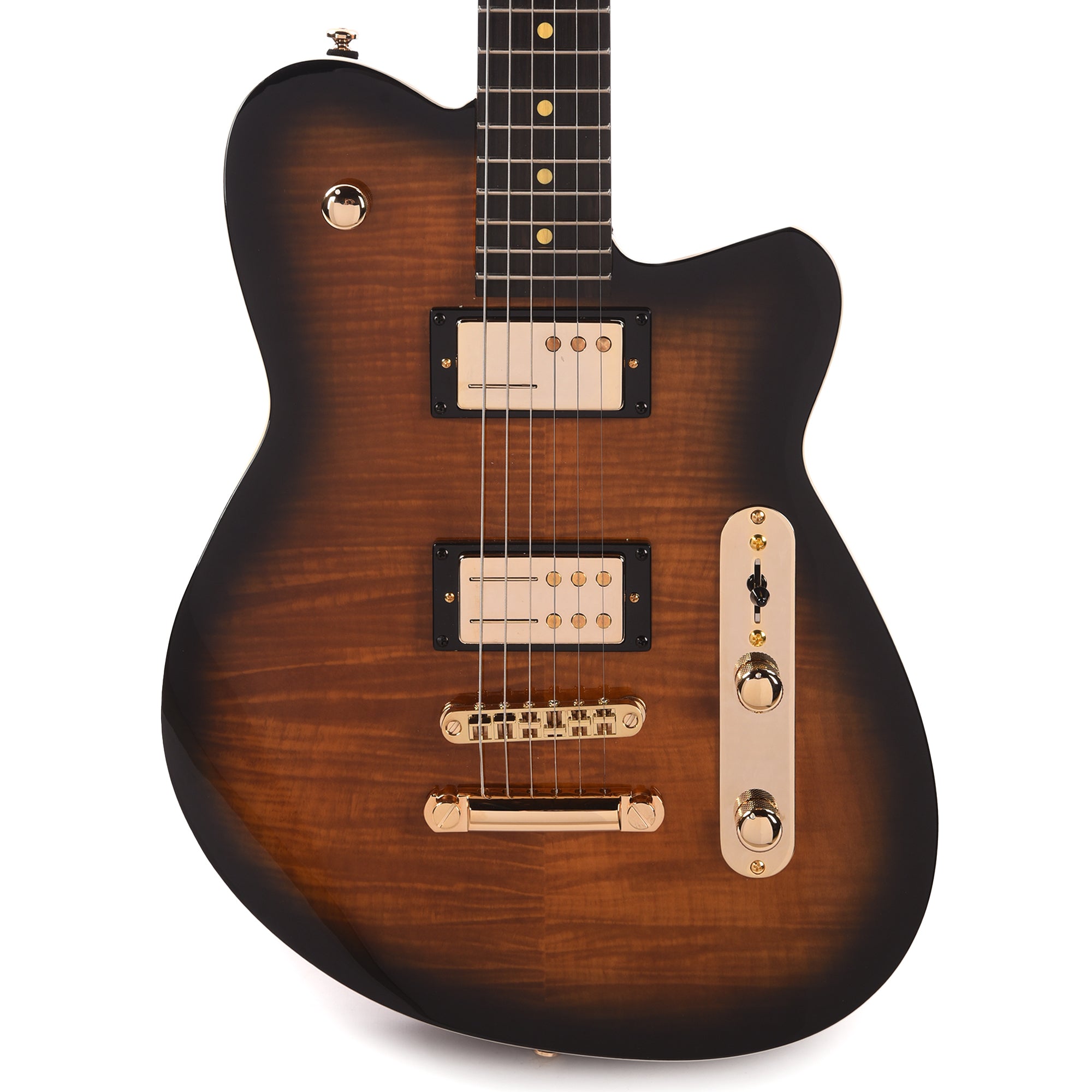 Reverend Charger RA FM Coffee Burst – Chicago Music Exchange