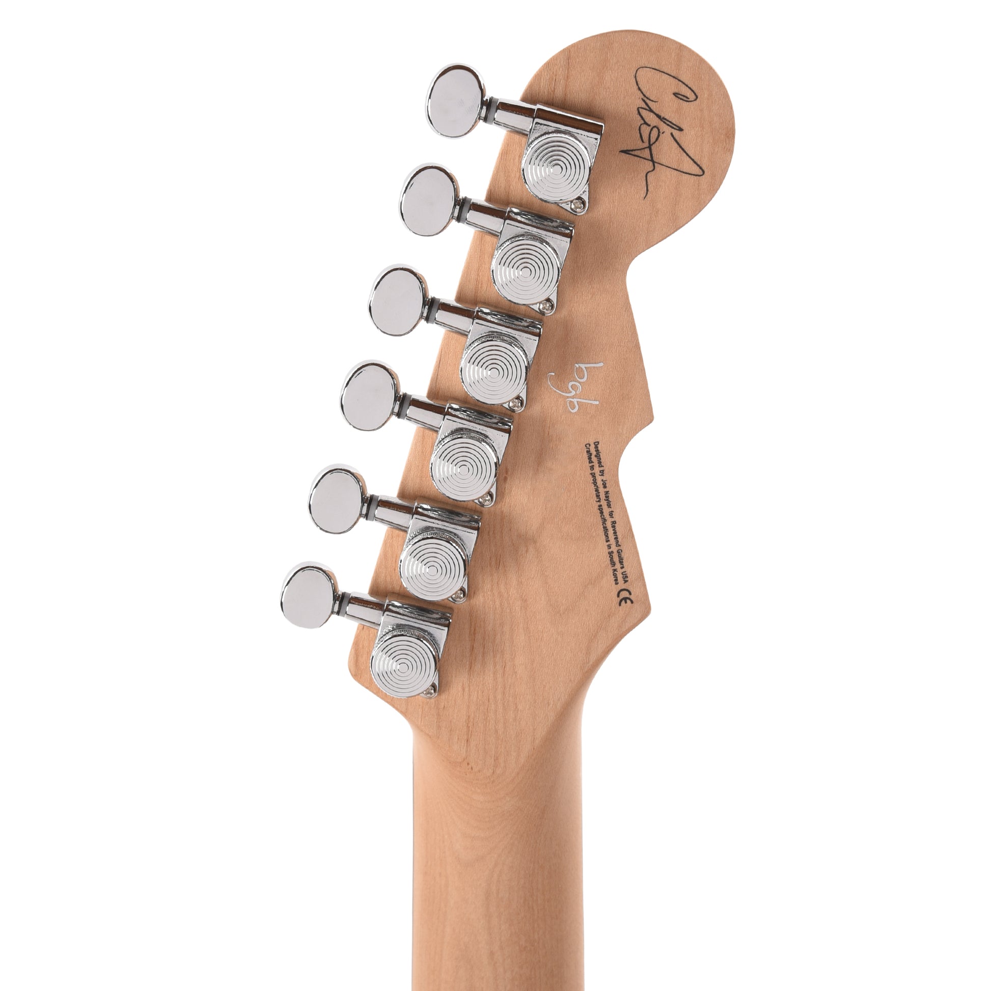 Reverend Chris Freeman Signature Electric Guitar Transparent White Electric Guitars / Solid Body
