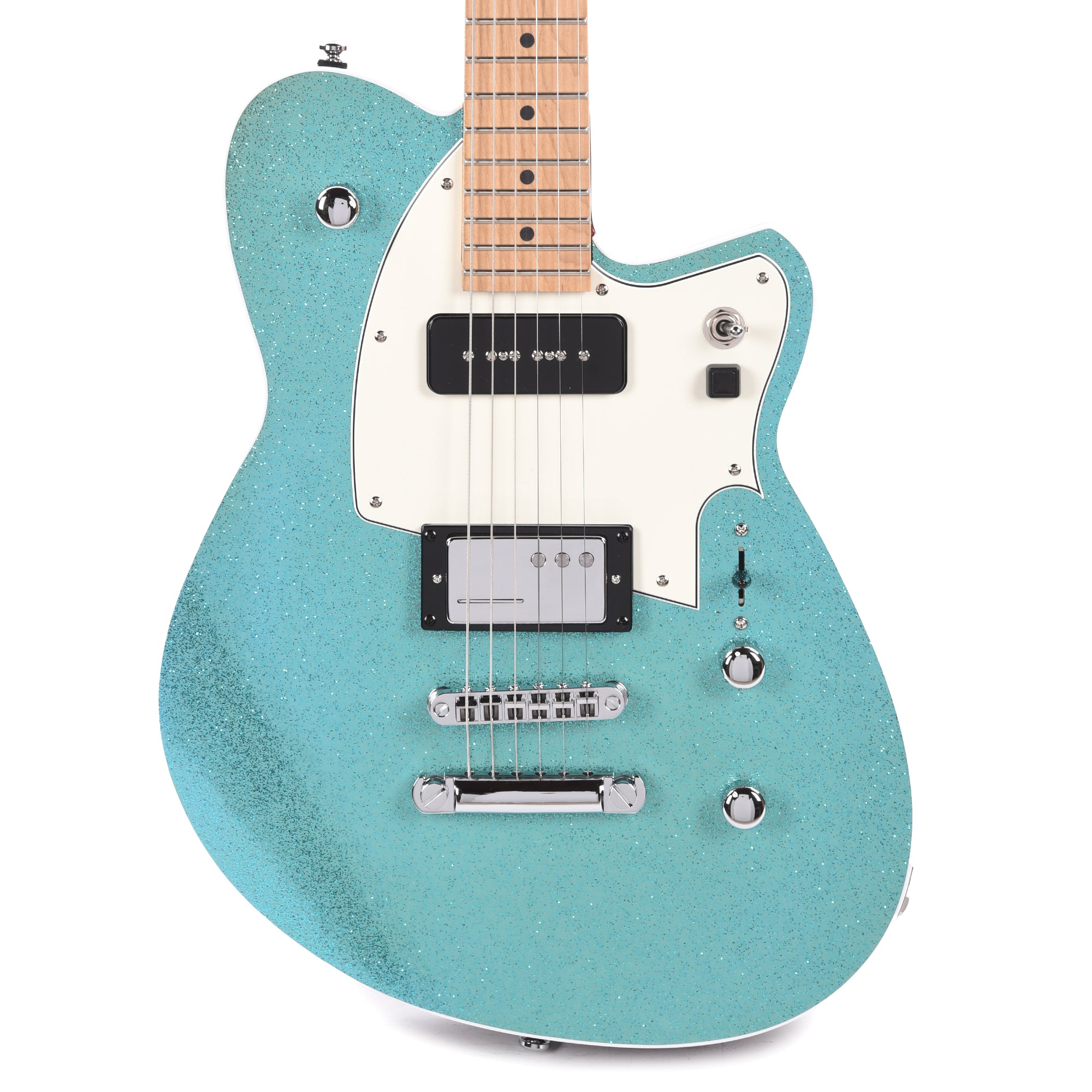 Reverend Chris Freeman Turquoise Sparkle Electric Guitars / Solid Body