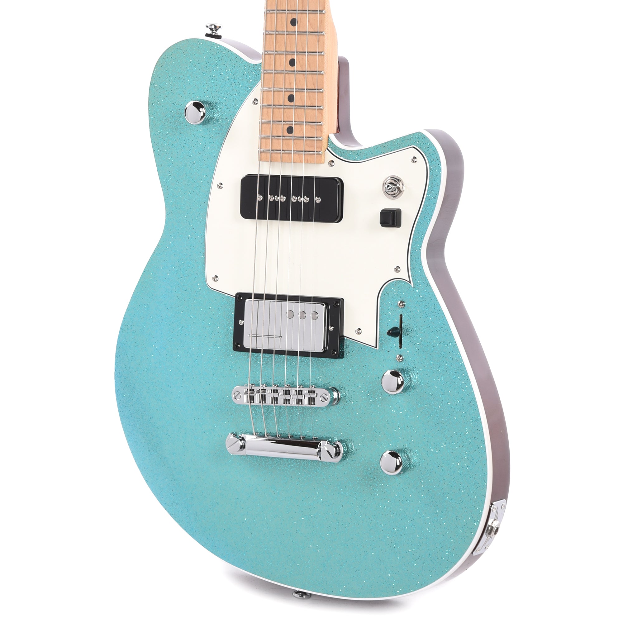 Reverend Chris Freeman Turquoise Sparkle Electric Guitars / Solid Body