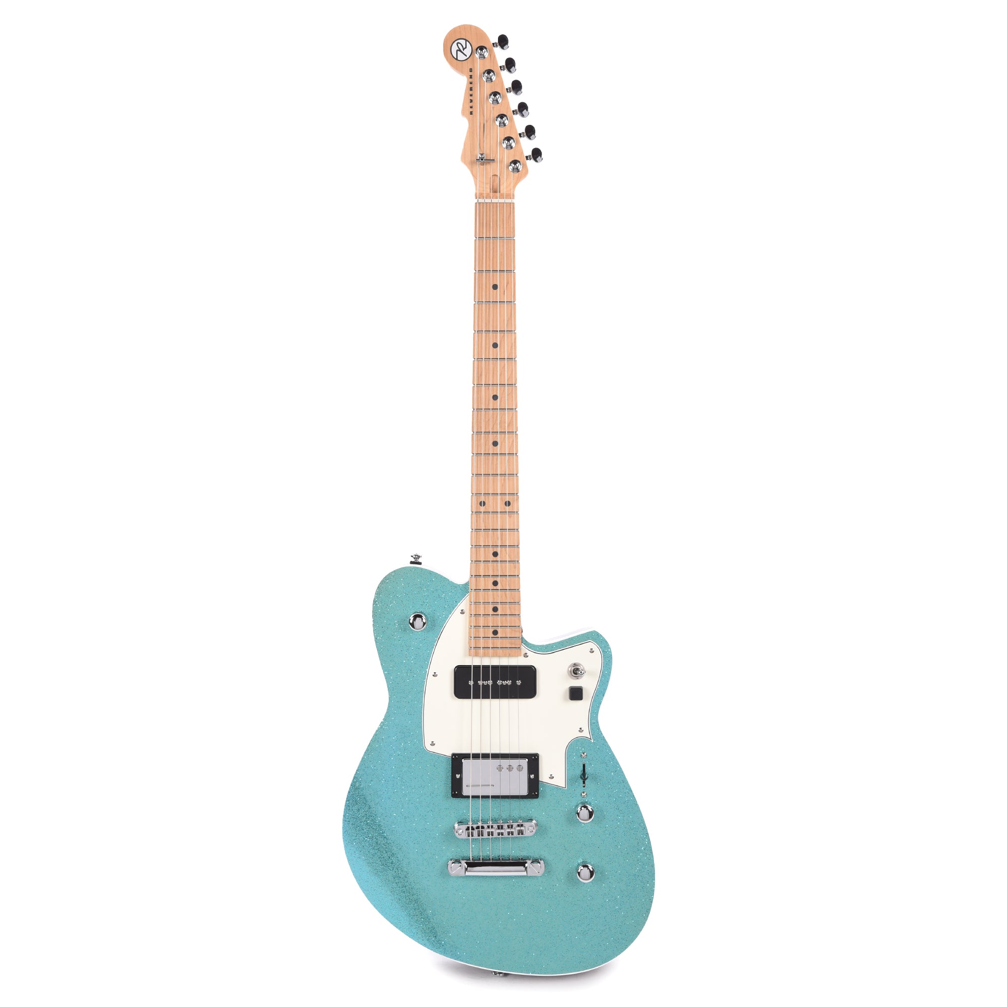 Reverend Chris Freeman Turquoise Sparkle Electric Guitars / Solid Body