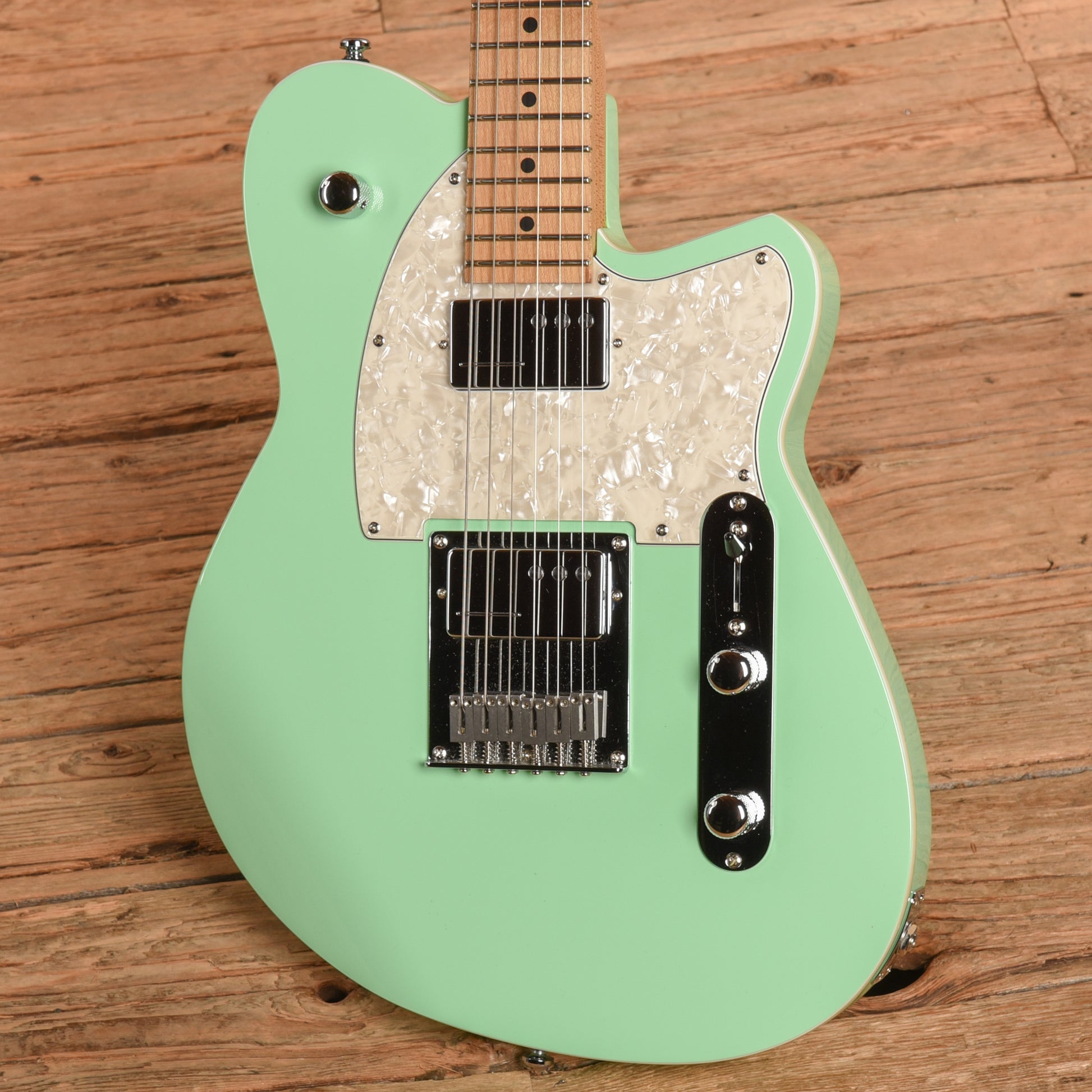 Reverend Cross Cut Oceanside Green Electric Guitars / Solid Body