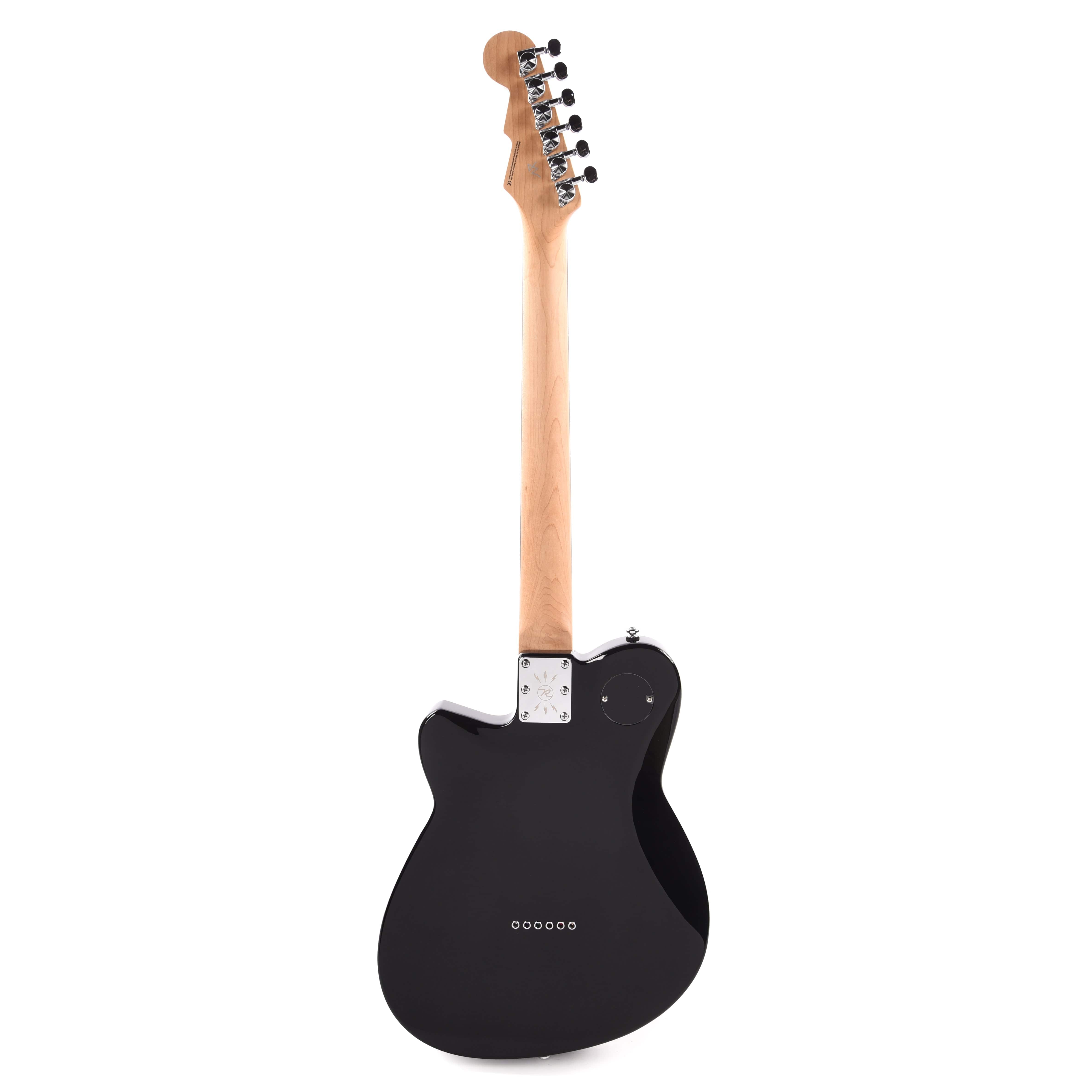 Reverend Crosscut Midnight Black Electric Guitars / Solid Body