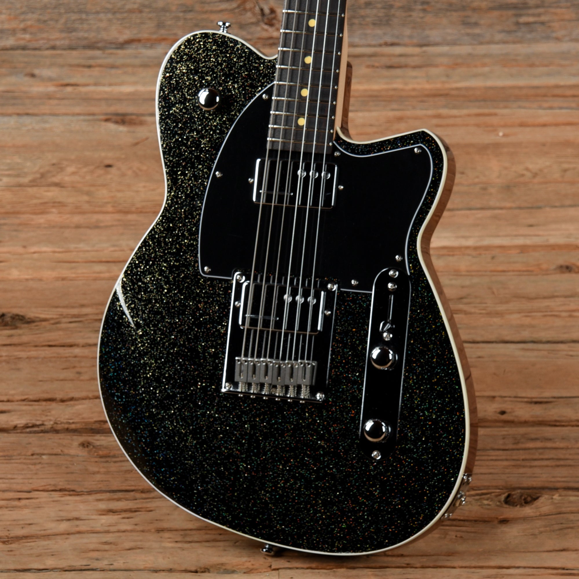Reverend Crosscut Rainbow Sparkle Electric Guitars / Solid Body