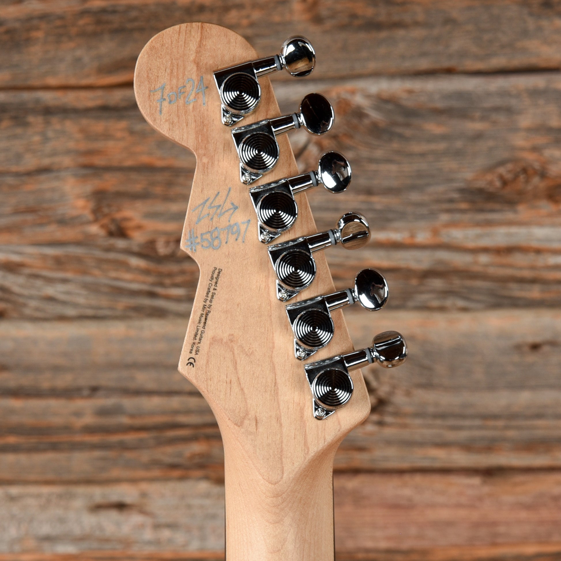Reverend Crosscut Rainbow Sparkle Electric Guitars / Solid Body