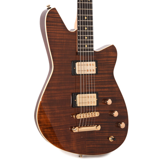 Reverend Descent RA 10th Anniversary Dark Violin Brown Electric Guitar Electric Guitars / Solid Body