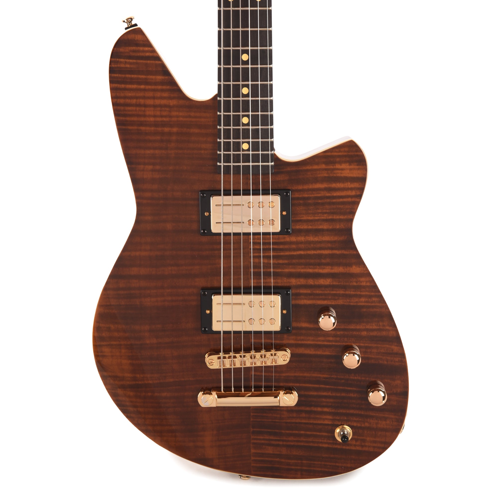 Reverend Descent RA 10th Anniversary Dark Violin Brown Electric Guitar Electric Guitars / Solid Body