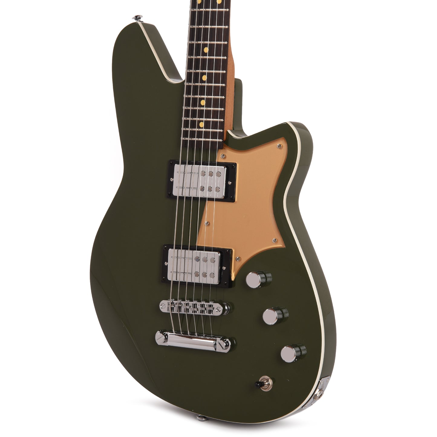 Reverend Descent RA Army Green Electric Guitars / Solid Body