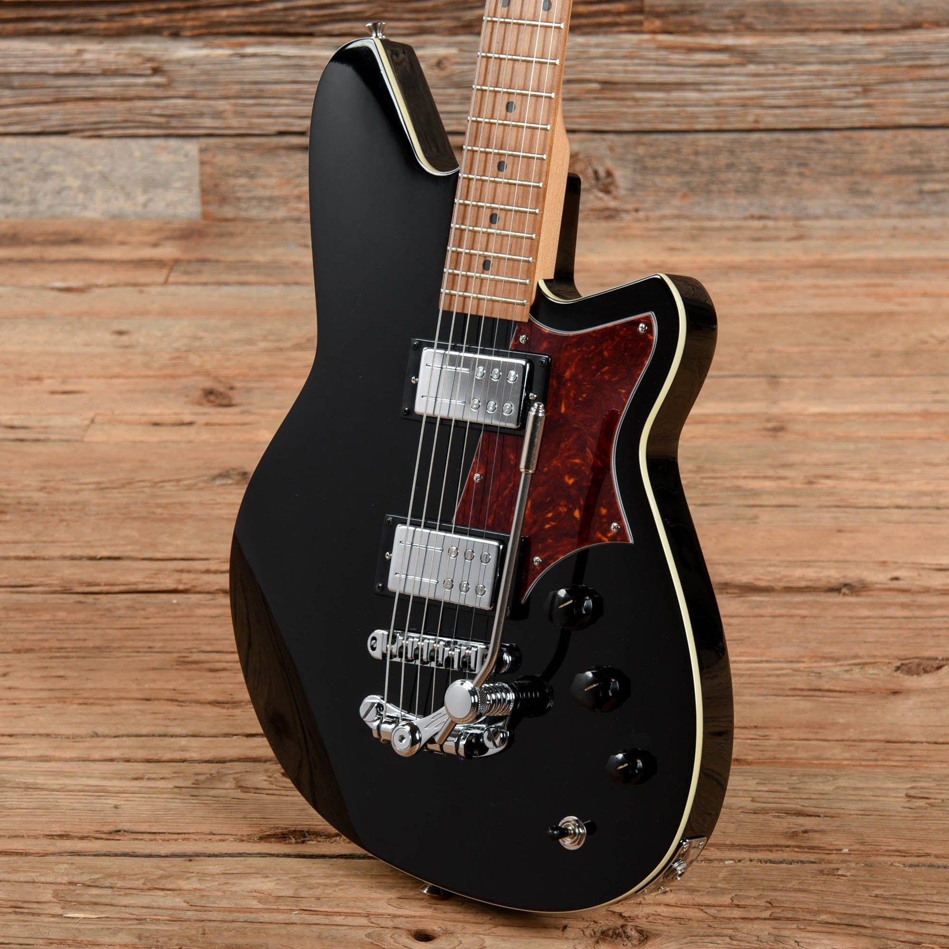 Reverend Descent RA Baritone Black Electric Guitars / Solid Body