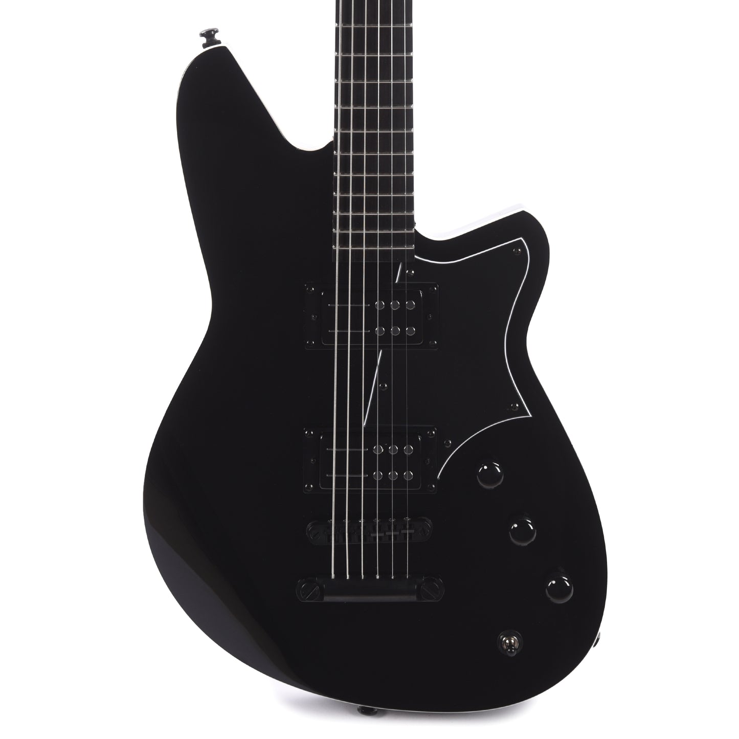 Reverend Descent RA Baritone Blackout Electric Guitars / Solid Body