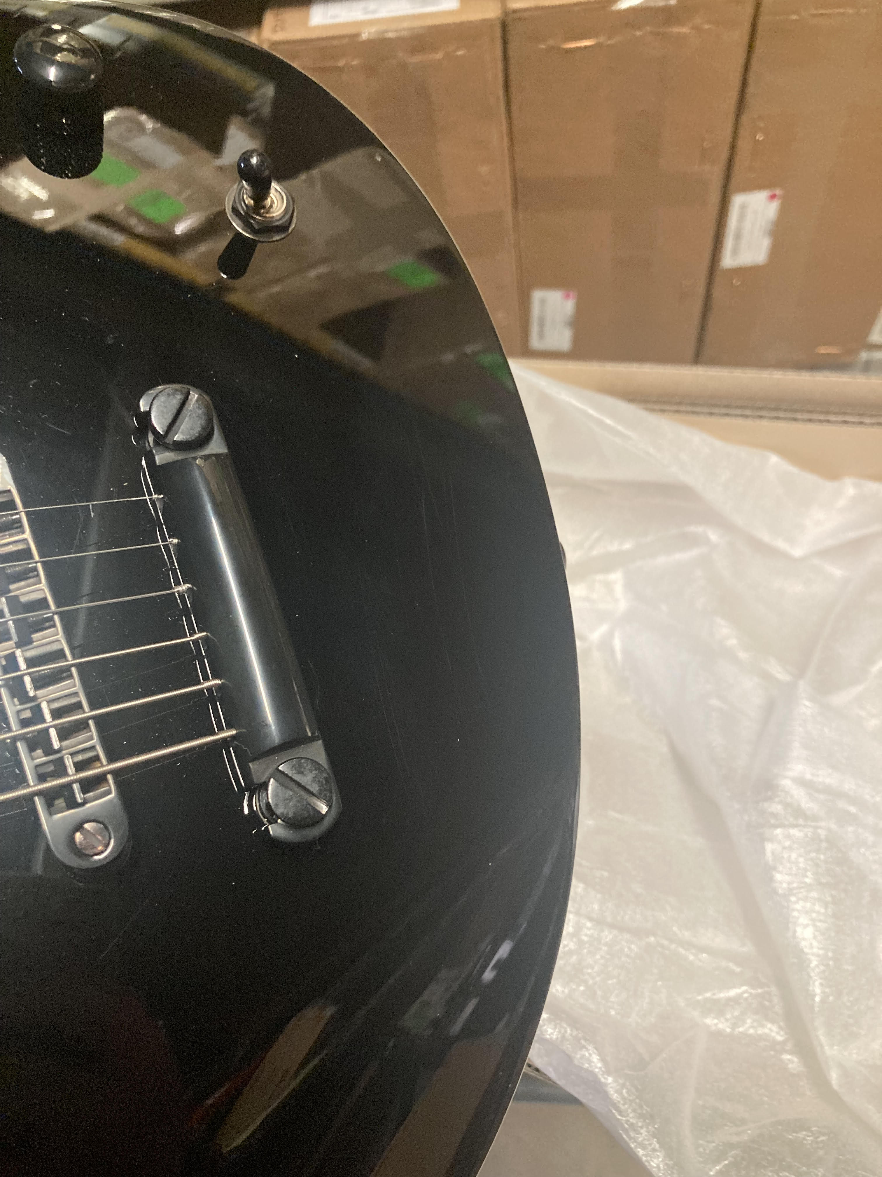 Reverend Descent RA Baritone Blackout Electric Guitars / Solid Body