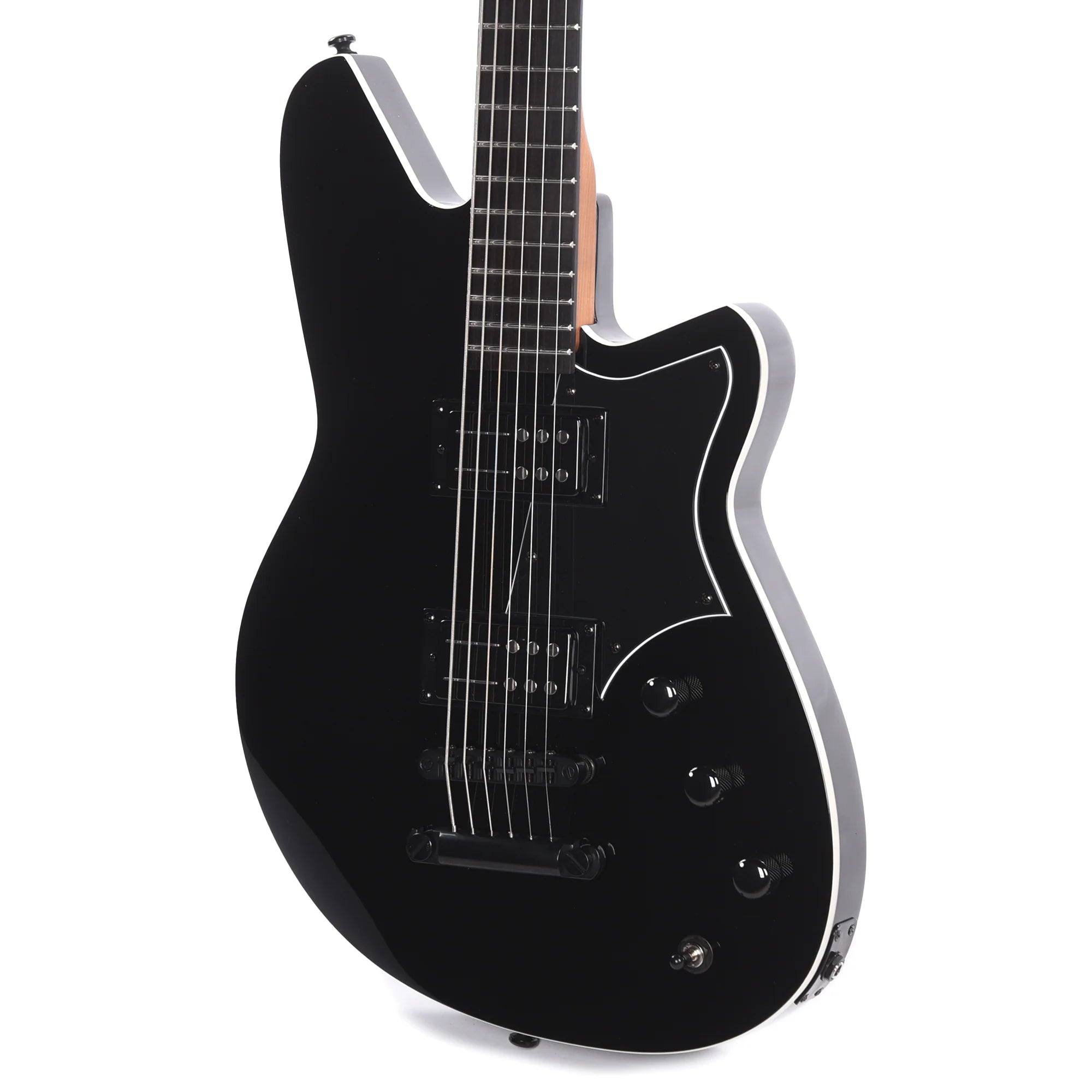 Reverend Descent RA Baritone Blackout Electric Guitars / Solid Body