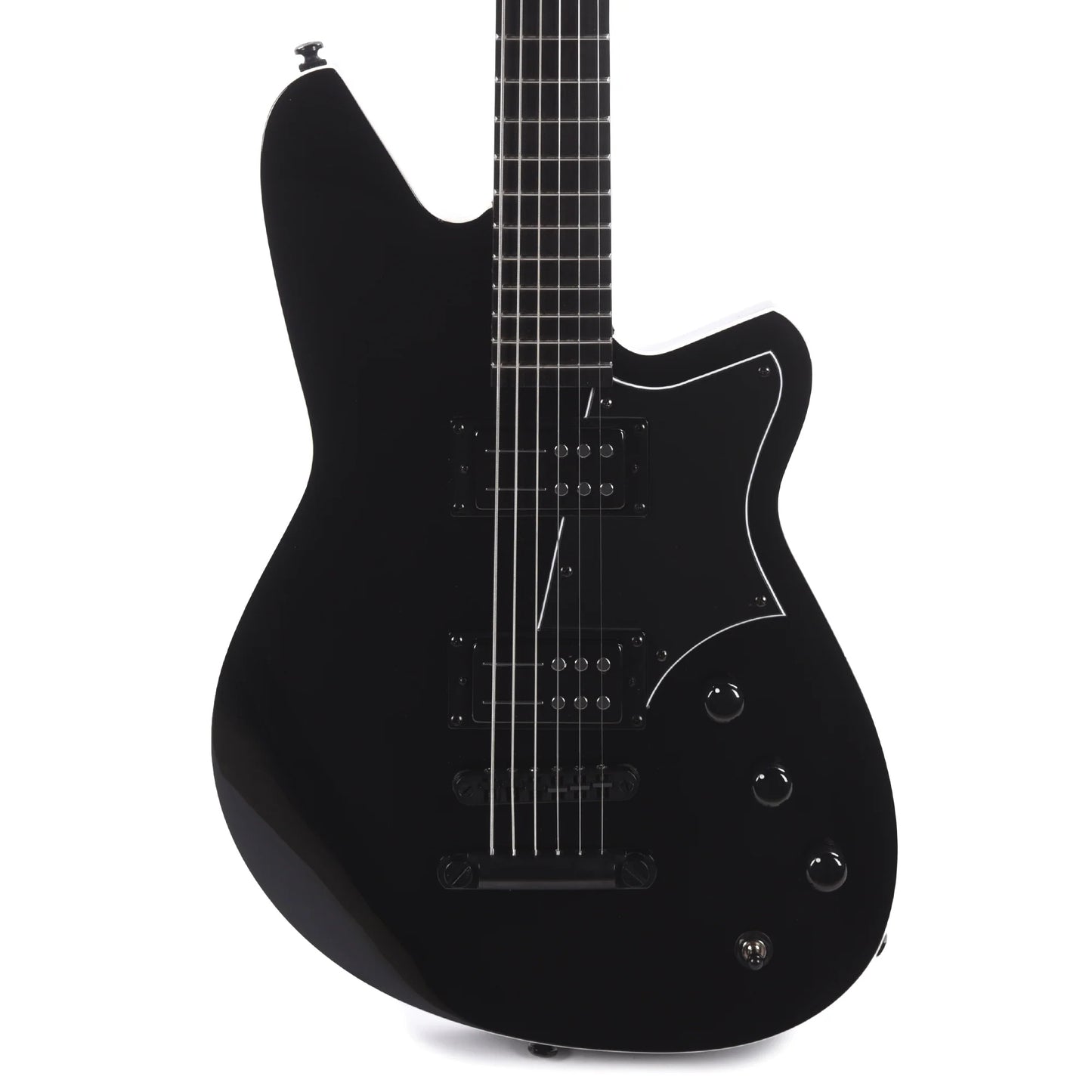 Reverend Descent RA Baritone Blackout Electric Guitars / Solid Body