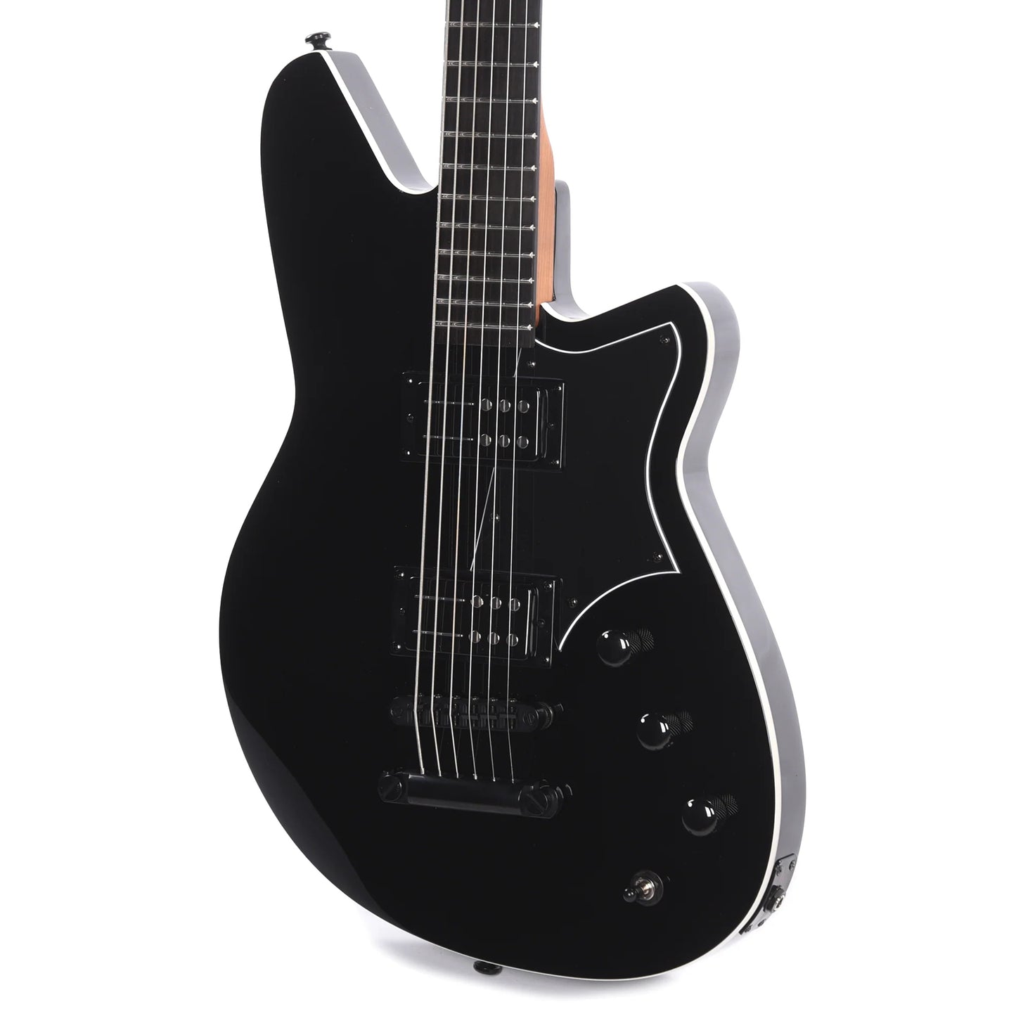Reverend Descent RA Baritone Blackout Electric Guitars / Solid Body