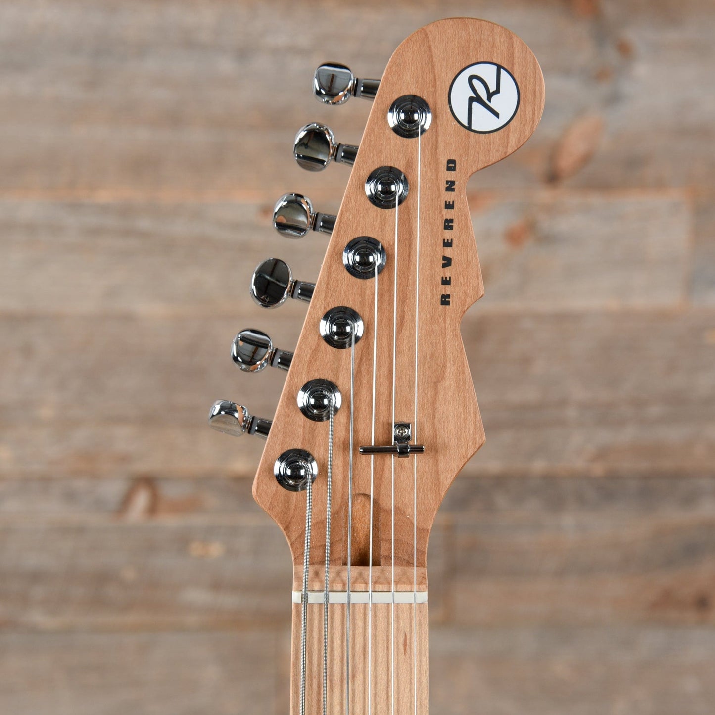 Reverend Descent RA Baritone Midnight Black Electric Guitars / Solid Body