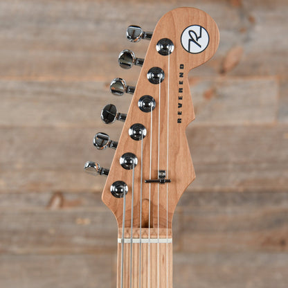 Reverend Descent RA Baritone Midnight Black Electric Guitars / Solid Body