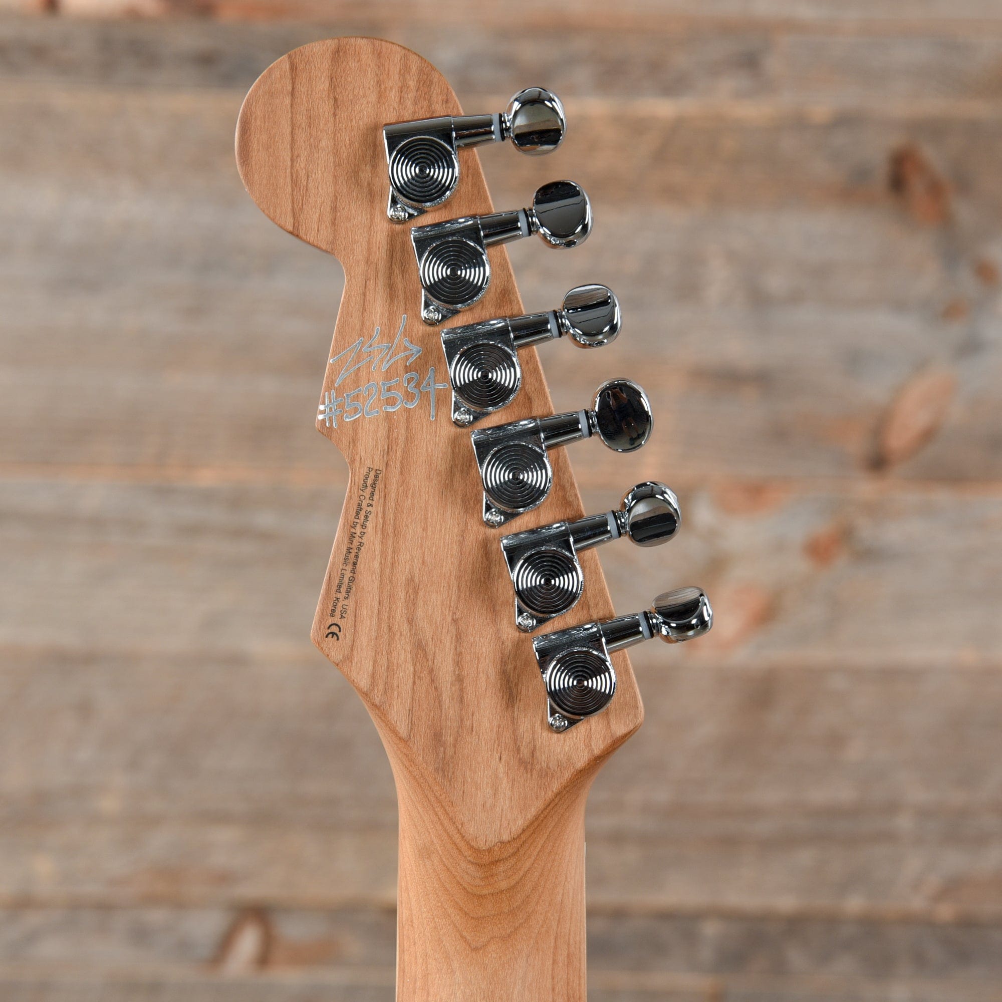 Reverend Descent RA Baritone Midnight Black Electric Guitars / Solid Body