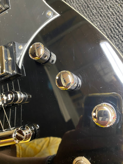 Reverend Descent RA Baritone Midnight Black Electric Guitars / Solid Body