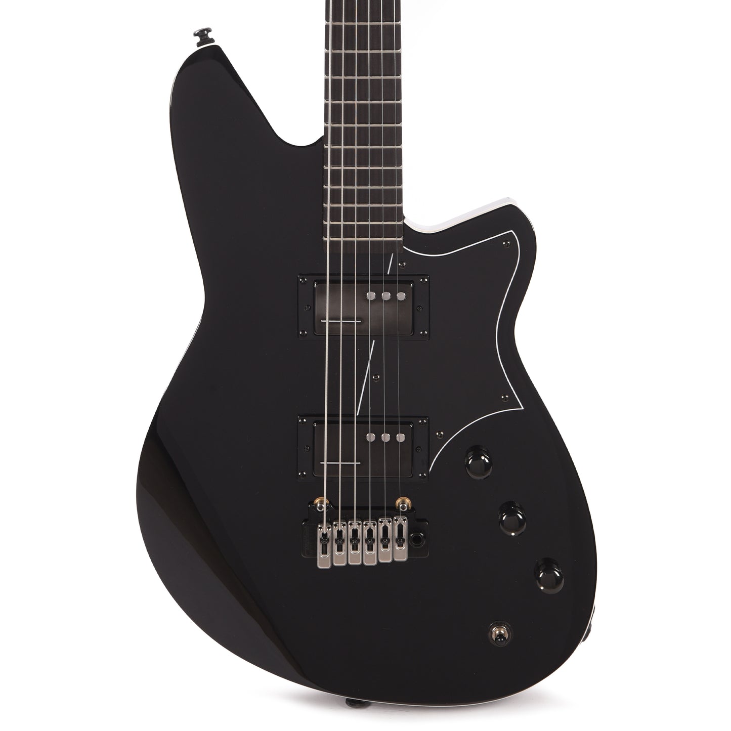 Reverend Descent W Baritone Blackout Electric Guitars / Solid Body