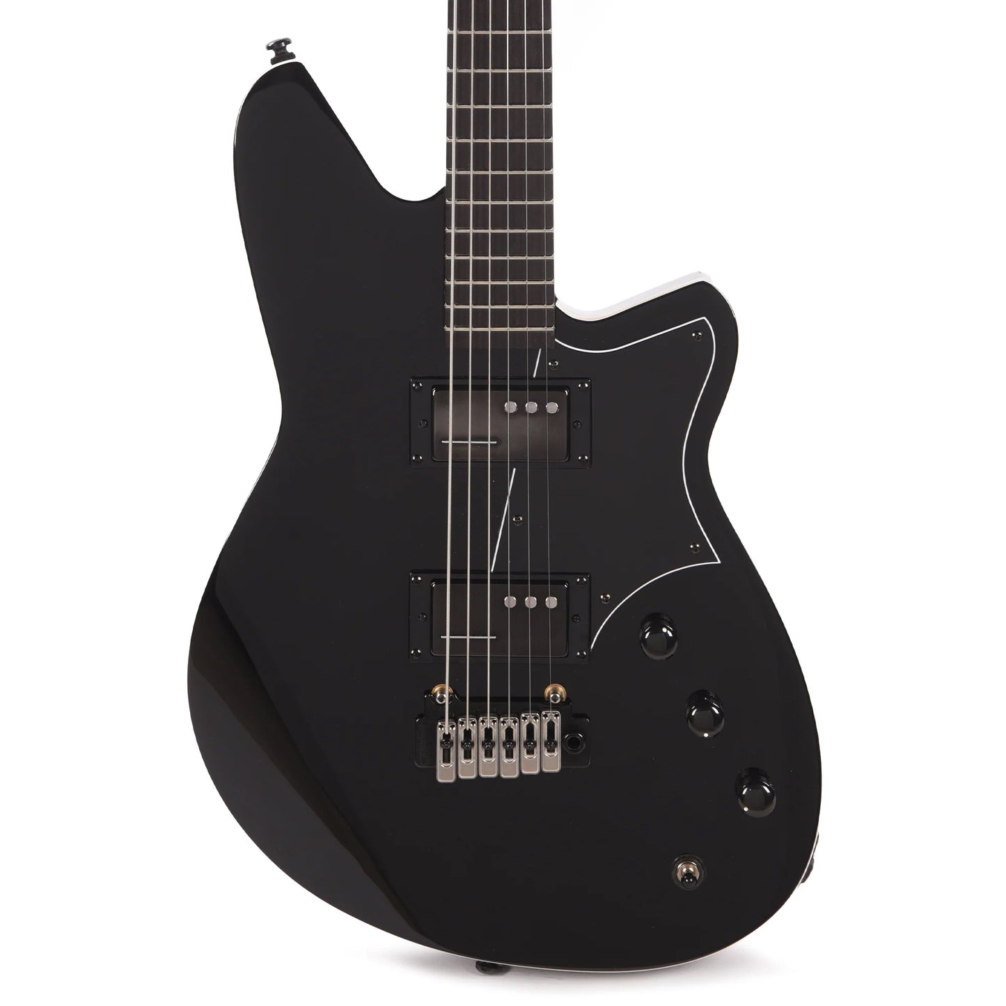Reverend Descent W Baritone Blackout Electric Guitars / Solid Body