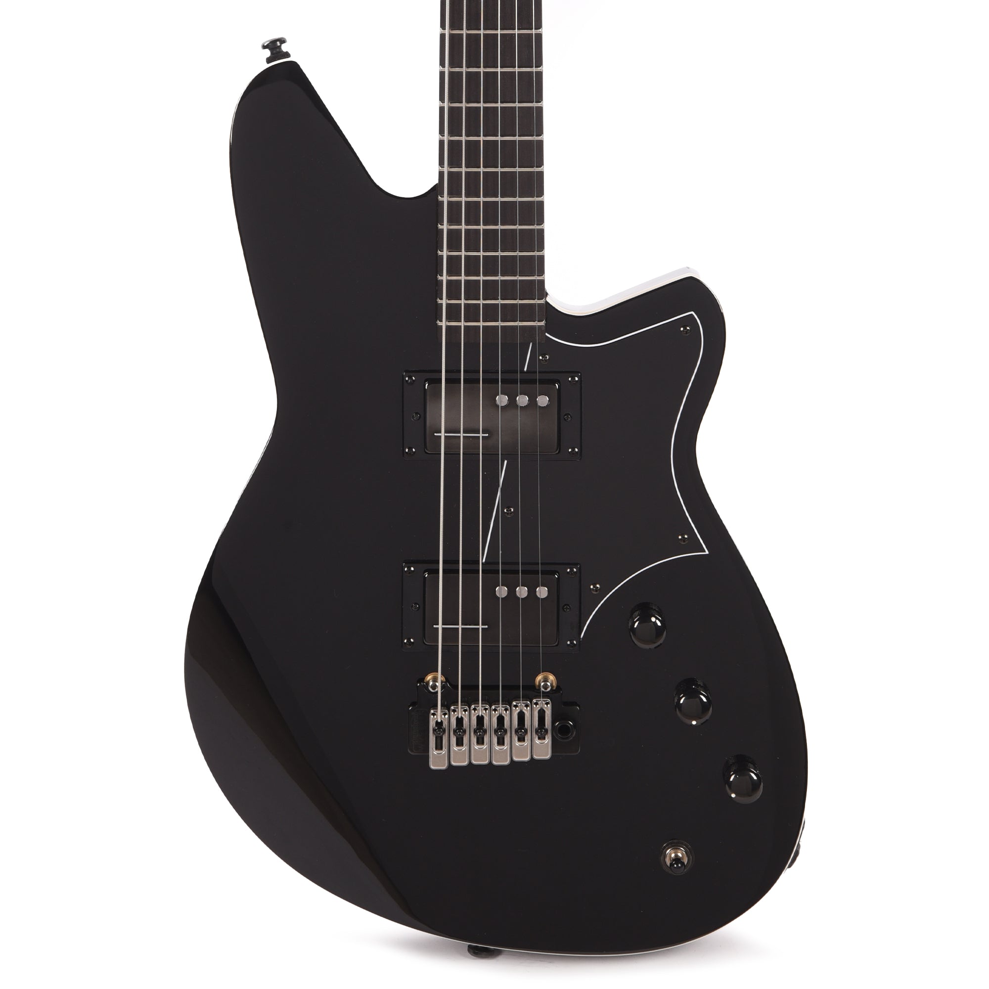 Reverend Descent W Baritone Blackout Electric Guitars / Solid Body