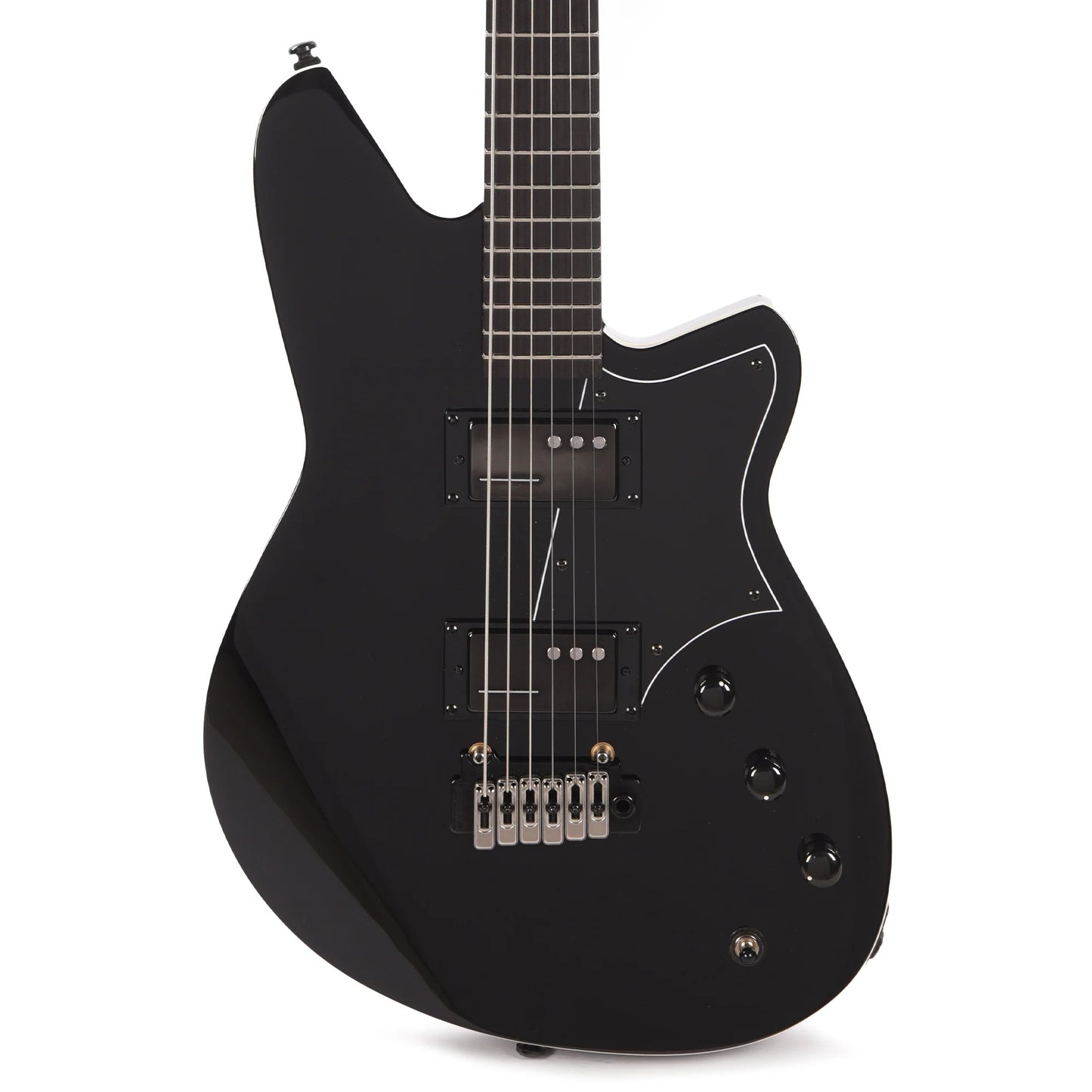 Reverend Descent W Baritone Blackout Electric Guitars / Solid Body