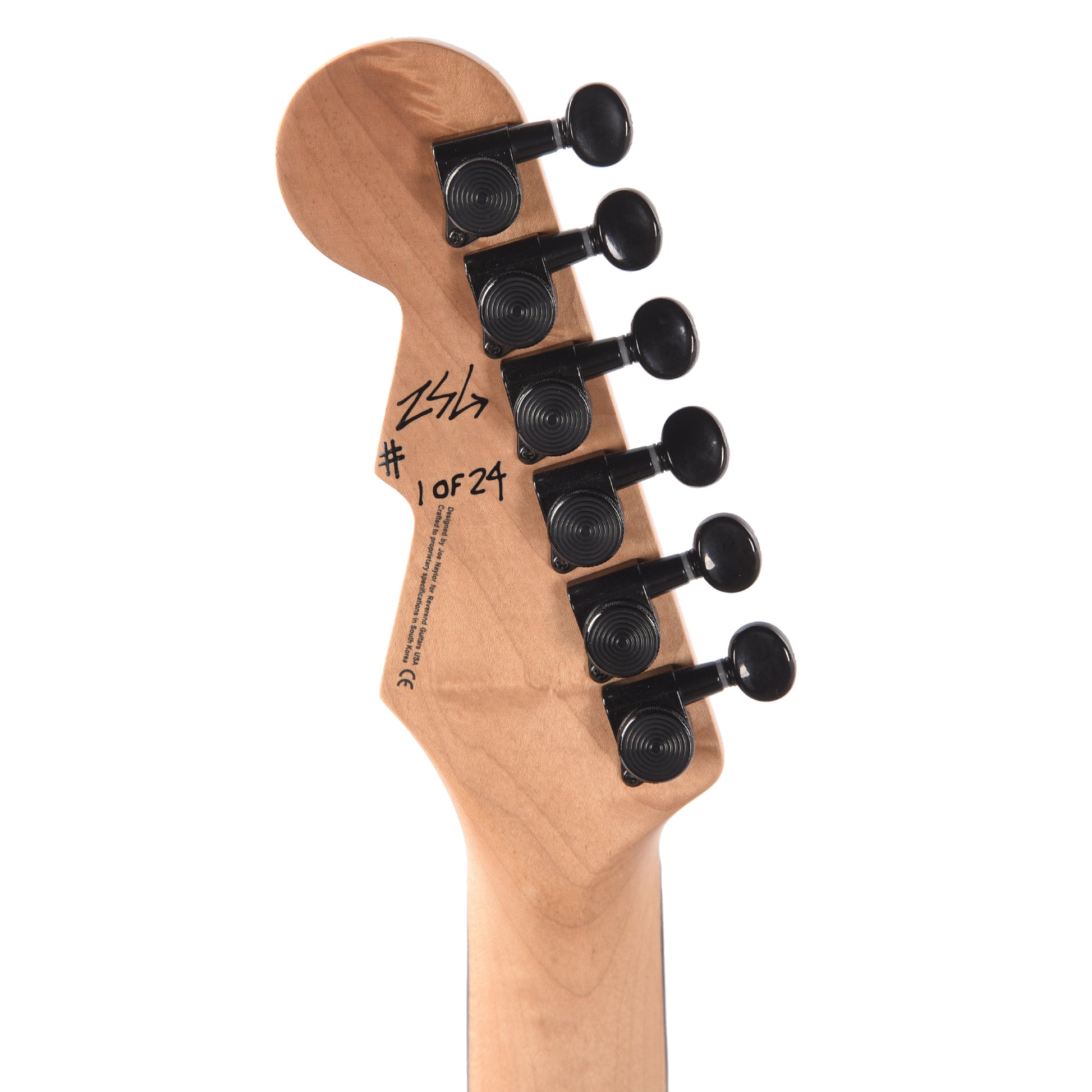 Reverend Descent W Baritone Blackout Electric Guitars / Solid Body