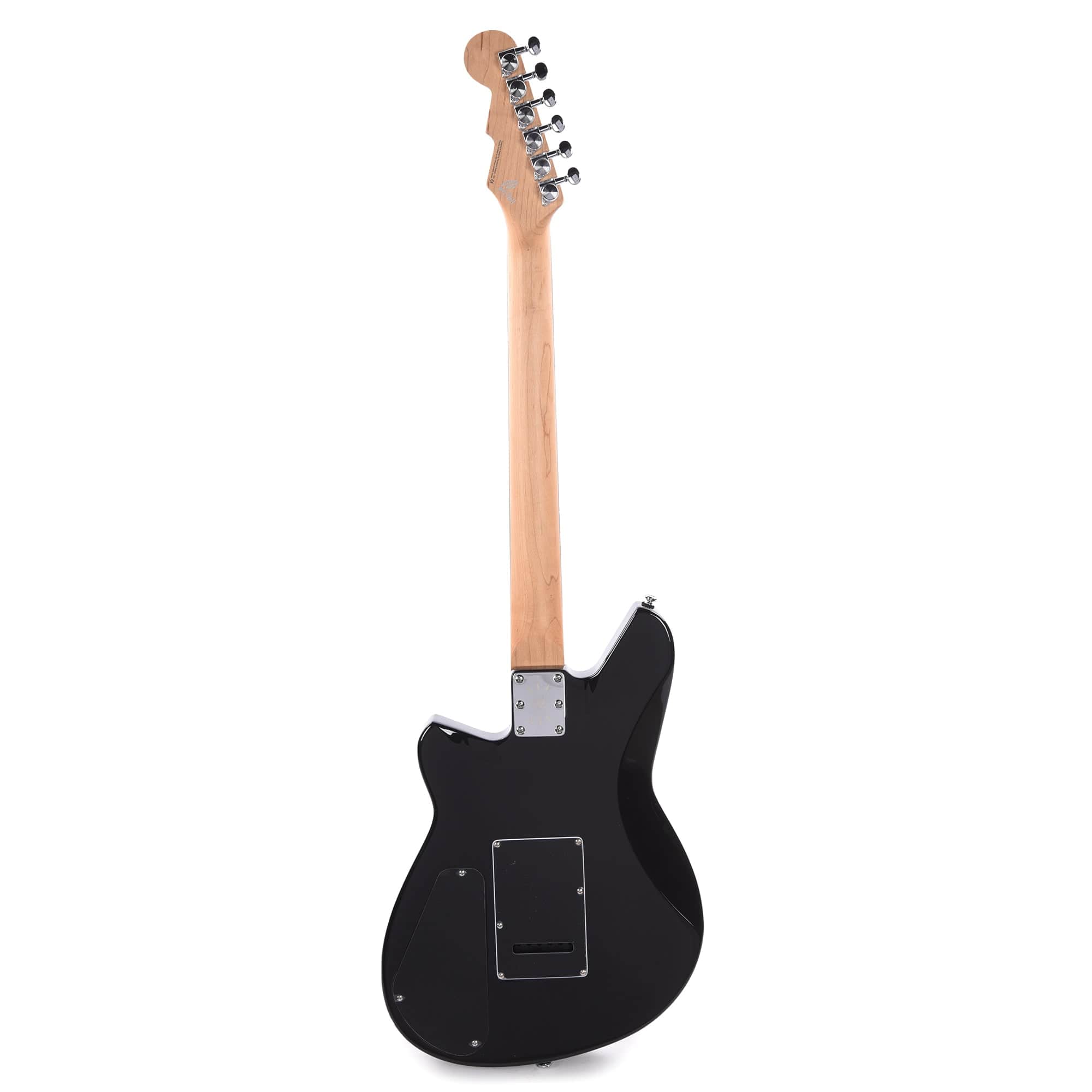 Reverend Descent W Baritone Midnight Black Electric Guitars / Solid Body