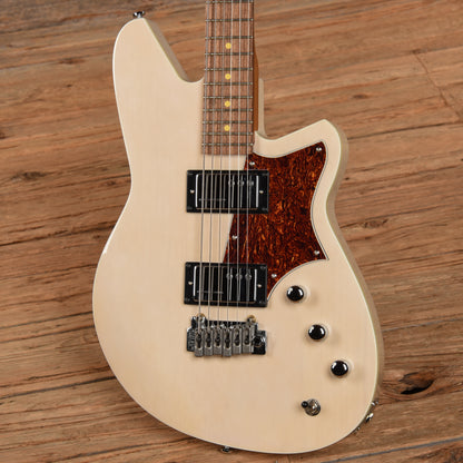 Reverend Descent W Baritone Transparent White Electric Guitars / Solid Body