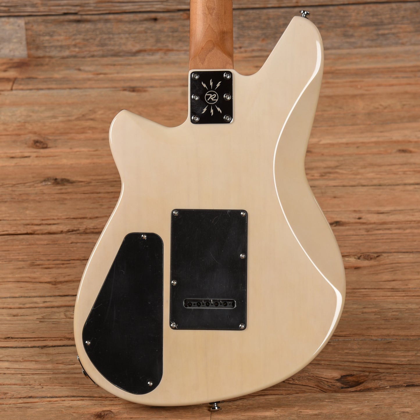 Reverend Descent W Baritone Transparent White Electric Guitars / Solid Body