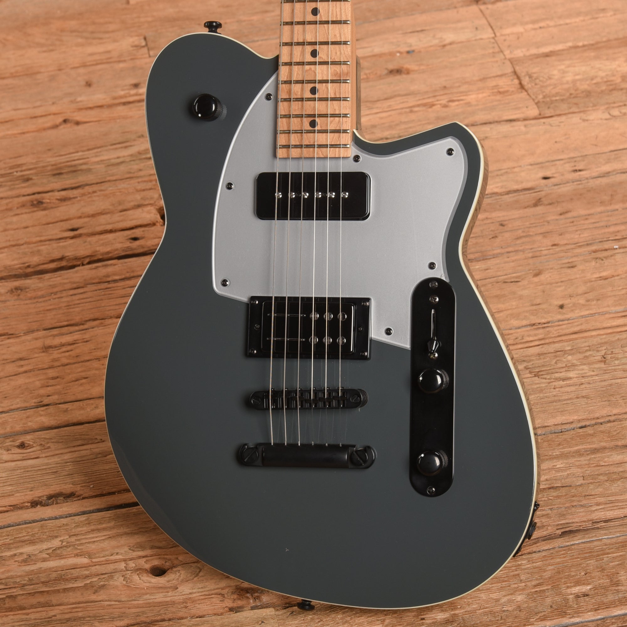 Reverend Double Agent OG Battleship Gray Electric Guitars / Solid Body