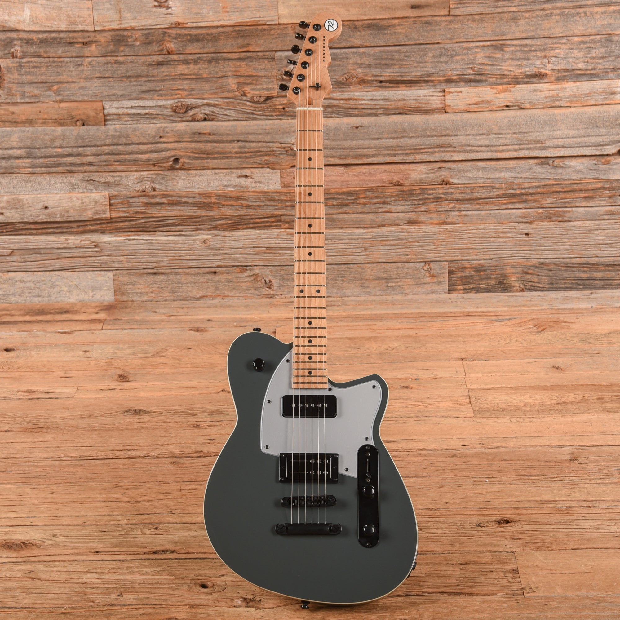 Reverend Double Agent OG Battleship Gray Electric Guitars / Solid Body