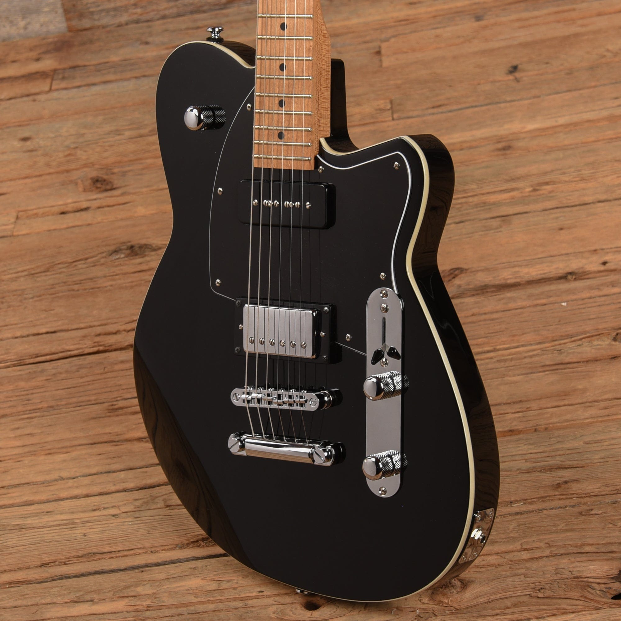 Reverend Double Agent OG Black Electric Guitars / Solid Body