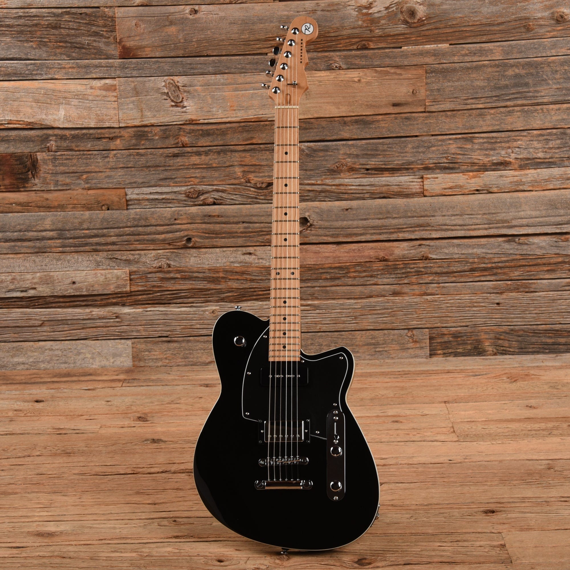 Reverend Double Agent OG Black Electric Guitars / Solid Body