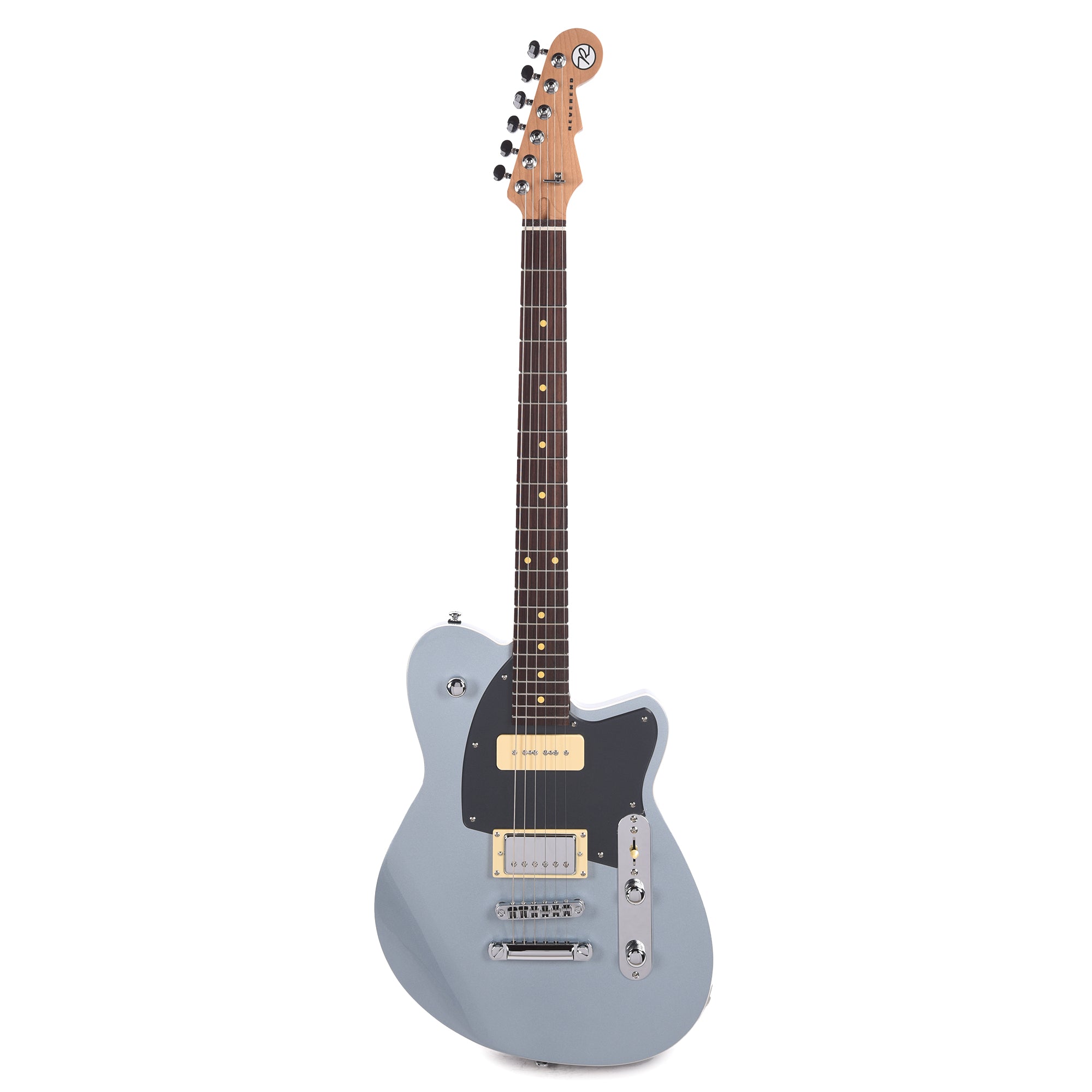 Reverend Double Agent OG Metallic Silver Freeze Electric Guitars / Solid Body