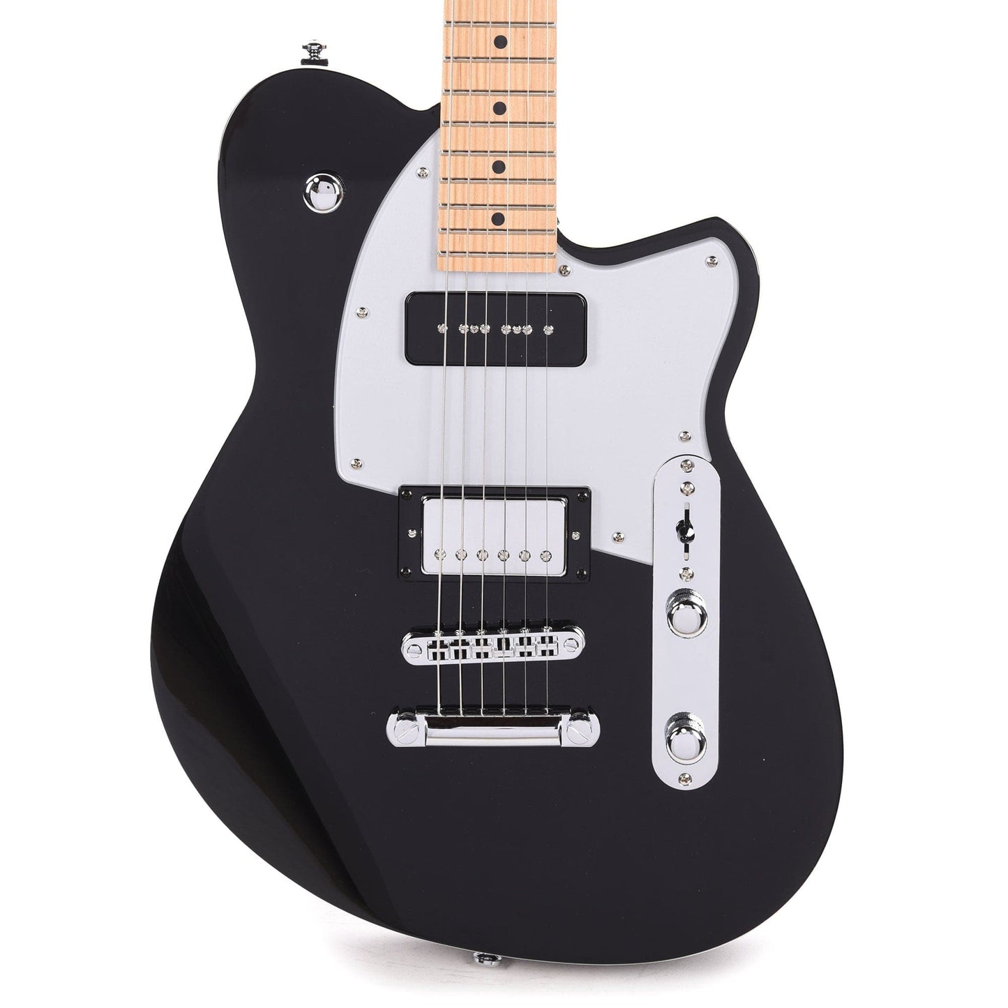 Reverend Double Agent OG Midnight Black Electric Guitars / Solid Body