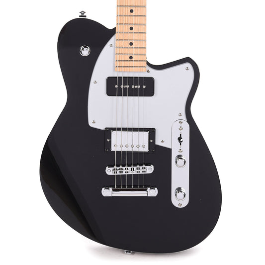 Reverend Double Agent OG Midnight Black Electric Guitars / Solid Body