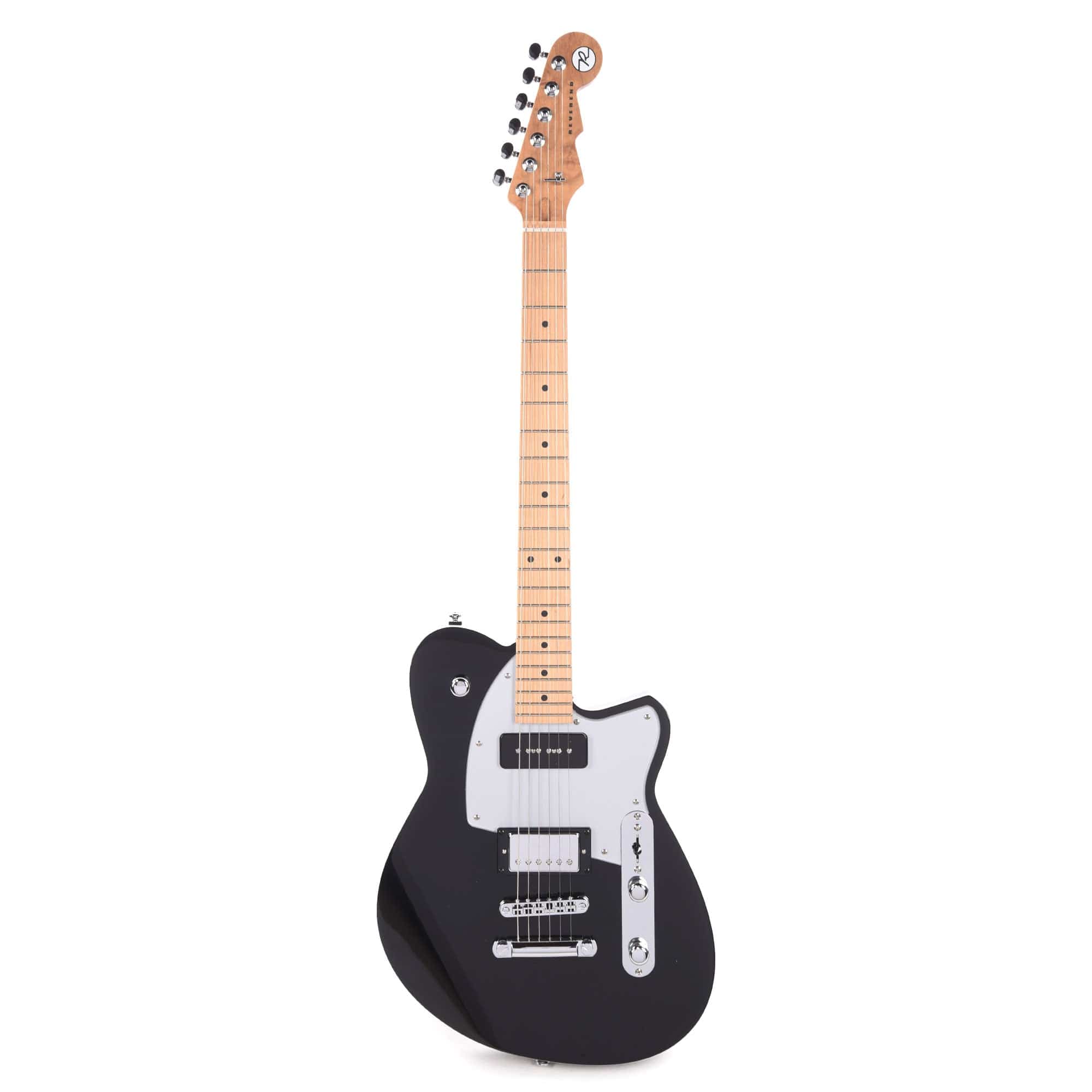 Reverend Double Agent OG Midnight Black Electric Guitars / Solid Body