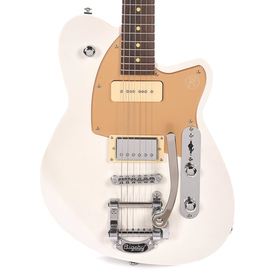 Reverend Double Agent OG Pearl Edition Pearl White Electric Guitars / Solid Body