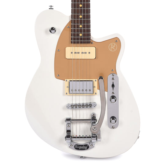 Reverend Double Agent OG Pearl Edition Pearl White Electric Guitars / Solid Body