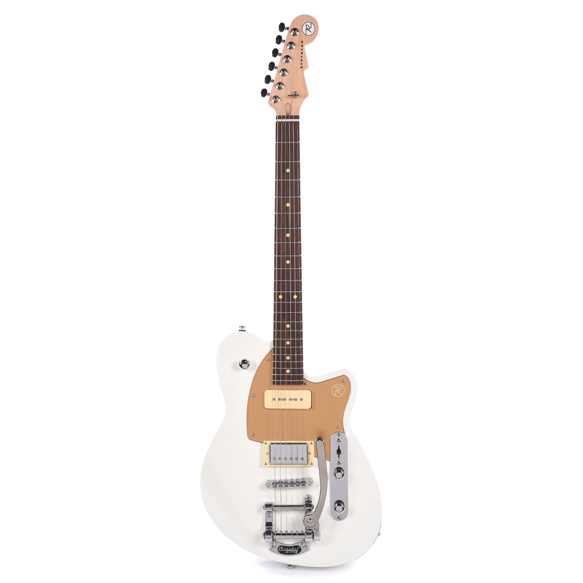 Reverend Double Agent OG Pearl Edition Pearl White Electric Guitars / Solid Body