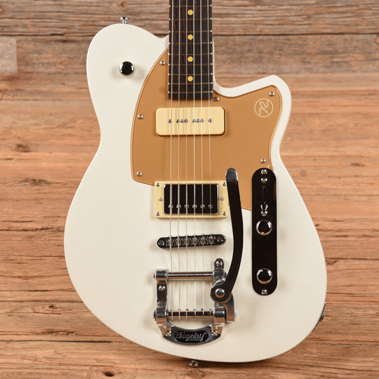 Reverend Double Agent OG Pearl Edition Pearl White Electric Guitars / Solid Body
