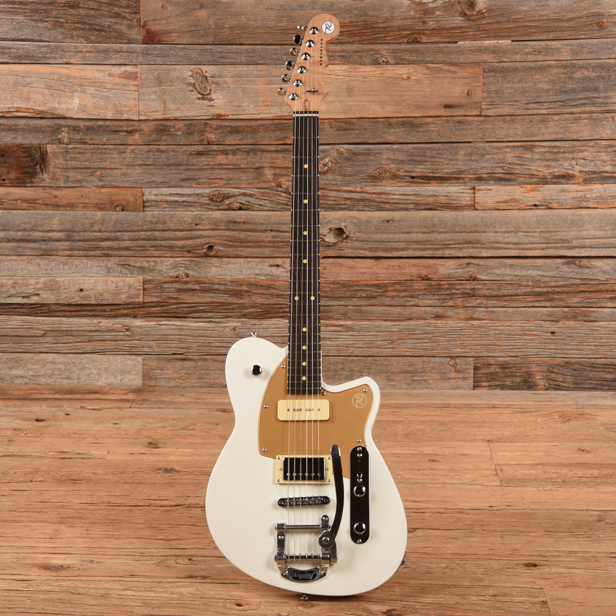 Reverend Double Agent OG Pearl Edition Pearl White Electric Guitars / Solid Body