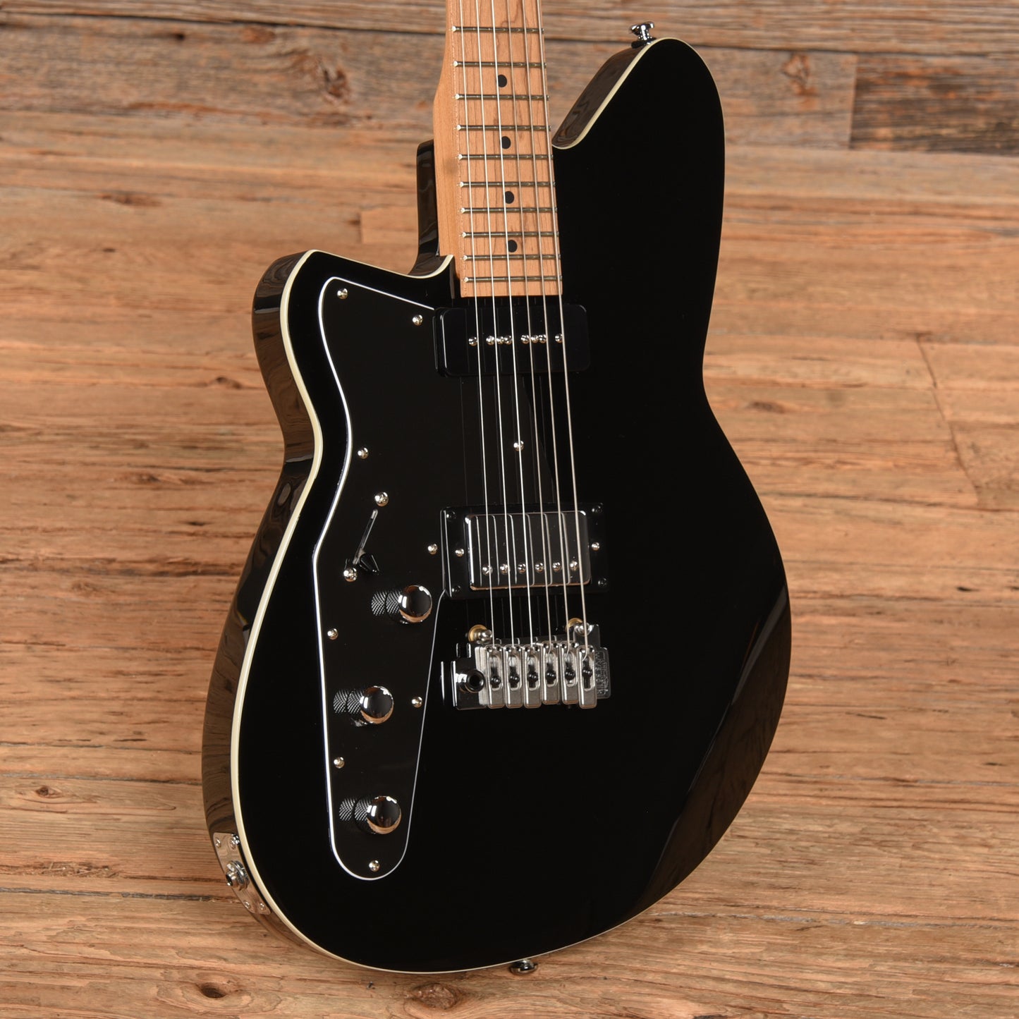 Reverend Double Agent W Black  LEFTY Electric Guitars / Solid Body
